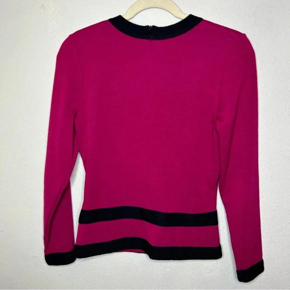 Vintage Andrea Jovine 100% Wool Structured Sweater Size Small - Picture 2 of 6